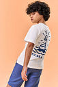 Camiseta Infantil Menino Ctv Seaside Natural CTV