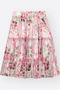 Saia Midi Menina em Tule Total Print Mundo Cinti ROSA JELLY