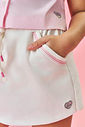 Camisa Infantil Menina Tutti-Frutti Estampa Costas Rosa Mundo Cinti