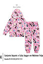 Conjunto Infantil Menina Ursa Total Print Mundo Cinti