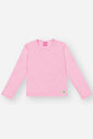 Blusa Infantil Menina Básica Térmica Rosa Mundo Cinti