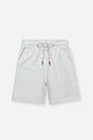 Conjunto Infantil Menino Camisa Denim e Bermuda de Linho