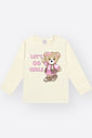 Conjunto Cotton Bebê Menina Ursa Let's Go Girls Mundo Cinti