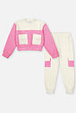 Conjunto Infantil Menina Pelo Carneirinho Rosa CTV