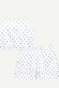 CONJ BLUSA E SHORTS BRANCO/BRANCO