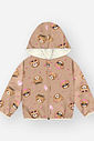 Jaqueta Dupla Face Bebê Menina Cute Print Beli.me