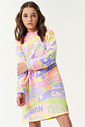 Vestido Total Print Rosa CTV