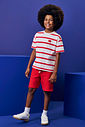 Bermuda Menino Comfy em Moletom Vermelho