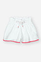 Conjunto Infantil Menina Blusa E Short Laise Branco Mundo Cinti