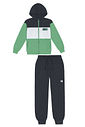 Conjunto Jaqueta Color Block E Calça Cinza E Verde CTV