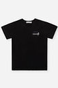 Camiseta Infantil Lettering Minimalista Preto