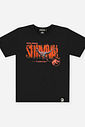 Conjunto Menino Camiseta Velociraptor e Bermuda Preto