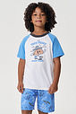 Pijama Infantil Raglan Taco Night Natural