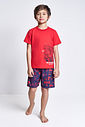 Pijama de Verão Infantil Menino Dept. de Bombeiros Divertto VM MARTE/AZ MARINHO