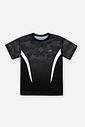 Camiseta Infantil Sportwear Camuflada em Malha Dry Sport PRETO