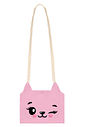 Vestido Infantil Menina Com Bolsa Gatinho Rosa Cinti
