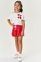 CONJ BLUSA E SHORTS NATURAL/ROSA CINTI