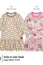 Vestido Infantil de Inverno Estampa Ursa – Vestido Bebê Menina Fofo Mundo Cinti