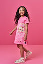 Vestido Princesa Cinti e Unicórnio Brilhinho – Vestido Menina Verão com Strass ROSA CONFETE