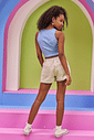 Regata Teen Feminino Cropped Azul Dway