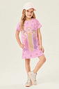 Vestido Urso Rosa Abrange Vestido Urso Rosa Abrange