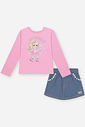 Conjunto Menina Princesa Cinti BEAUTIFUL Mundo Cinti