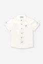 Conjunto Infantil Camisa de Tricoline e Bermuda em Tecido Eco