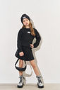 Conjunto Infantil Menina Tricot Preto CTV
