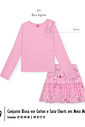 Conjunto Infantil Menina Laço Ombro com Strass Beli.me