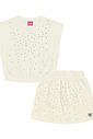 CONJ BLUSA E SHORTS/SAIA NATURAL/NATURAL