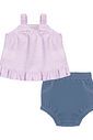 CONJ BLUSA E SHORTS LL BRUMA/AZ JEANS ME