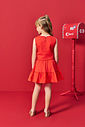 Conjunto Infantil Menina com Amarração Vermelho Mundo Cinti