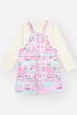 Conjunto Menina Coelha Patchwork Mundo Cinti