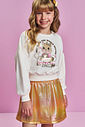 Conjunto Menina Capivara Dream Metalizado Mundo Cinti