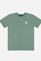 Conjunto Menino Camiseta Flamê e Bermuda Olive