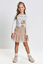 Conjunto Menina Tule Capivara Brilho Mundo Cinti