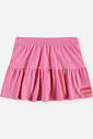 Conjunto Infantil Menina Blusa Boxy Óculos e Saia-Short com Bandana
