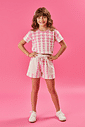 CONJ BLUSA E SHORTS RS BARBIE/RS BARBIE