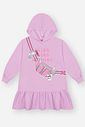 Vestido Infantil Menina Enjoy Every Moment Lilás Mundo Cinti
