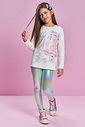 Conjunto Menina HAPPINESS Monstrinhos Metalizado Mundo Cinti