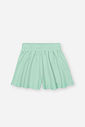 Conjunto Infantil Neon Love com Regata Cropped, Shorts em Moletinho Waffle e Bolsa – Look Menina Ver VERDE BRISA