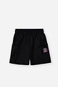 Conjunto Bebê Menino Camiseta Urso do Basquete e Bermuda Preto 