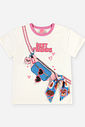 Conjunto Infantil Menina Blusa Alongada Best Friends e Legging com Strass