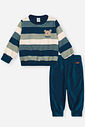 Conjunto Infantil Moletom Listrado com Calça em Veludo – Look de Inverno Quentinho e Sofisticado Conjunto Infantil Moletom Listrado com Calça em Veludo – Look de Inverno Quentinho e Sofisticado