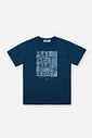 Camiseta Infantil Menino Run Fast em Meia Malha Marinho