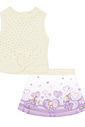 CONJ BLUSA E SAIA/SHORTS NATURAL/LL BRUMA