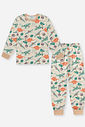 Pijama de Inverno Infantil Menino Dino World Divertto CINZA CROMIO