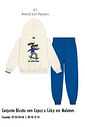 Conjunto Moletom Infantil Menino New York Skater Kippos