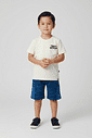 Conjunto Infantil Menino Dino Wave Natural Abrange