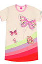 Vestido Infantil Menina Com Bolsa De Borboleta Off White Cinti